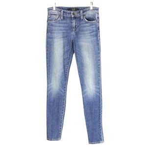Joe's Jeans Blue Skinny Jeans with Natural Fading size 24